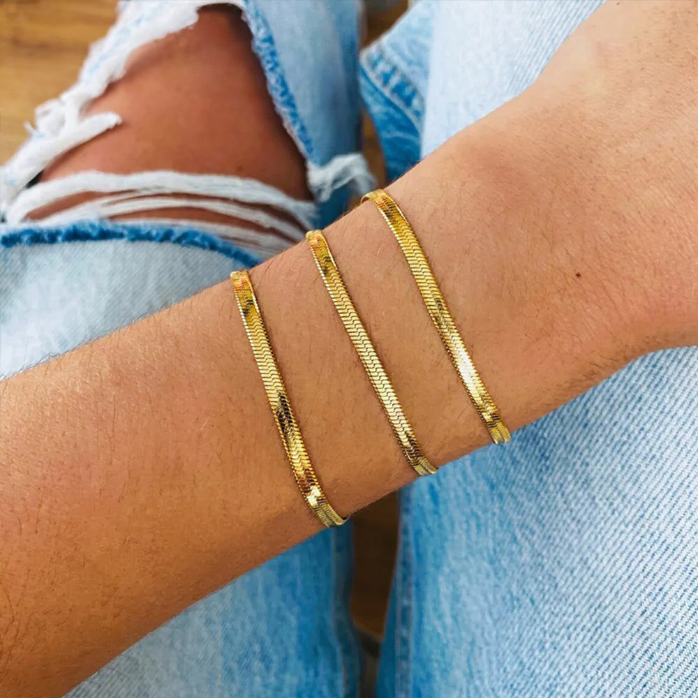 Chelsea Herringbone Bracelet