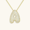 Hailey Bubble Initial Necklace