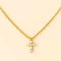 Cascade Cross Necklace
