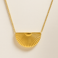 Ellie® Sunburst Semicircle Necklace