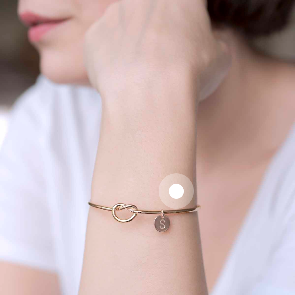 Rosa® Infinity Bangle Bracelet.