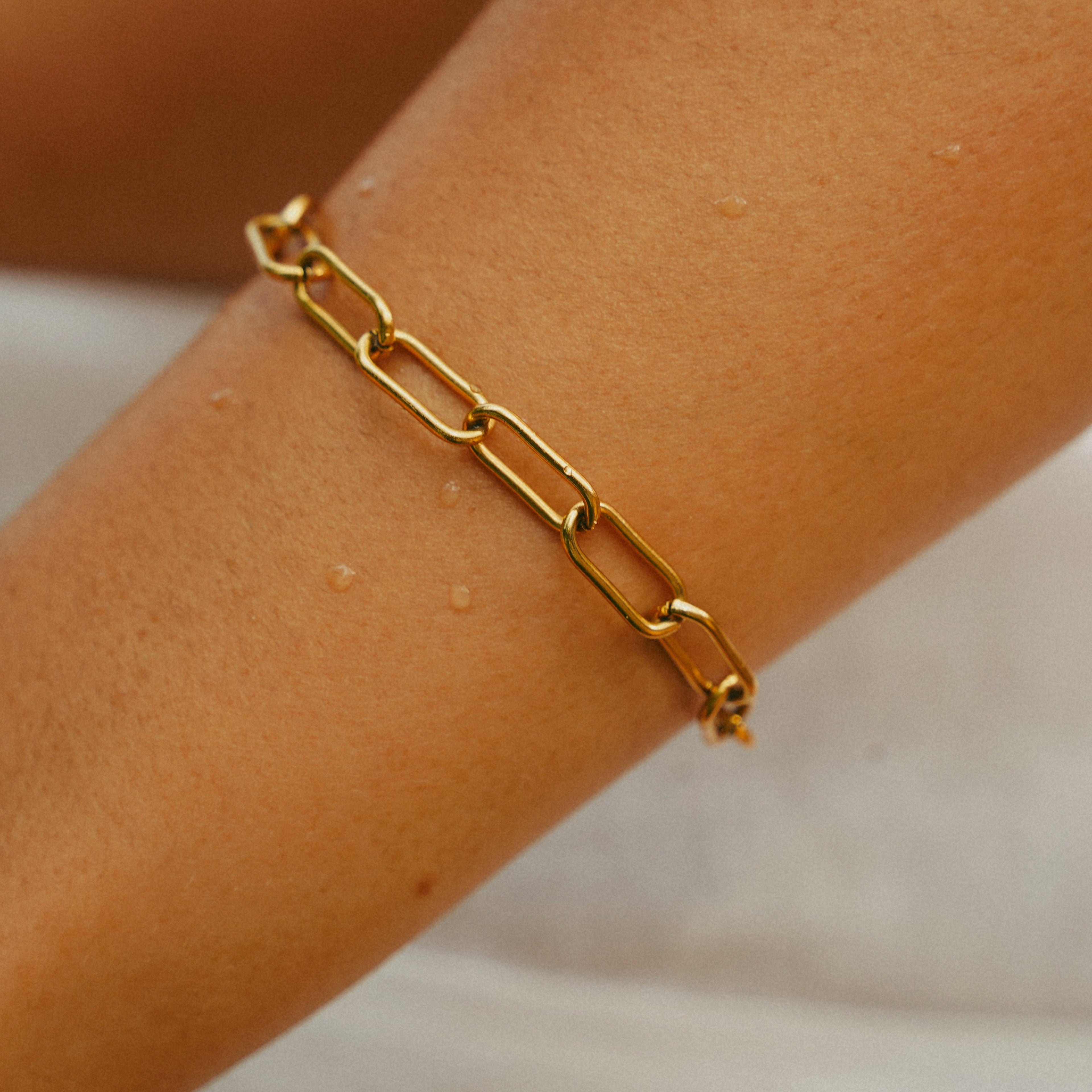 Tulum Chunky Paperclip Bracelet