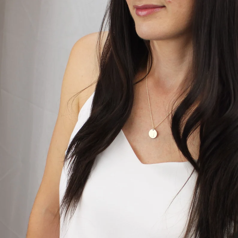 Aura Initial Necklace