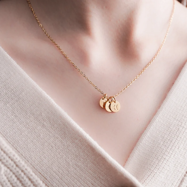 Aura Initial Necklace