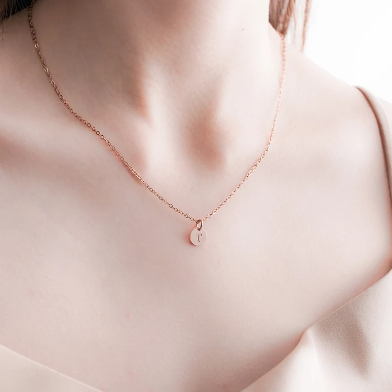 Aura Initial Necklace