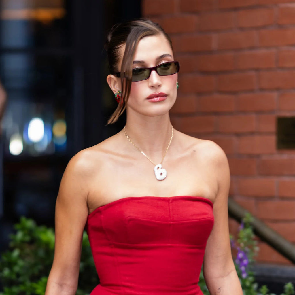 Hailey Bubble Initial Necklace