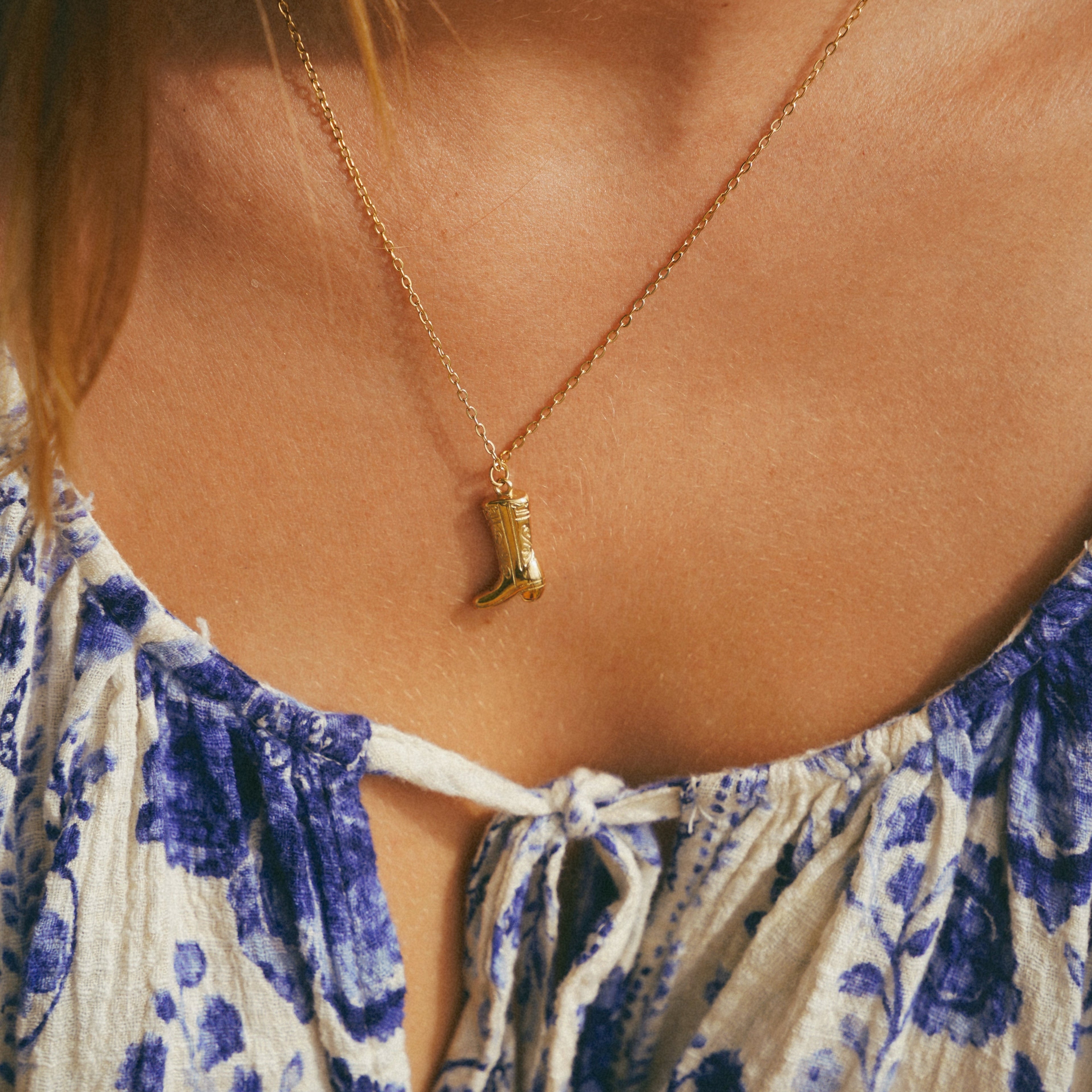 Jessie® Cowgirl Boot Pendant